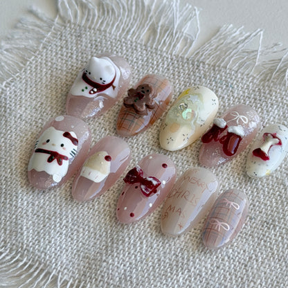 Hello Kitty Frosted Charm