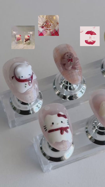 Hello Kitty Frosted Charm